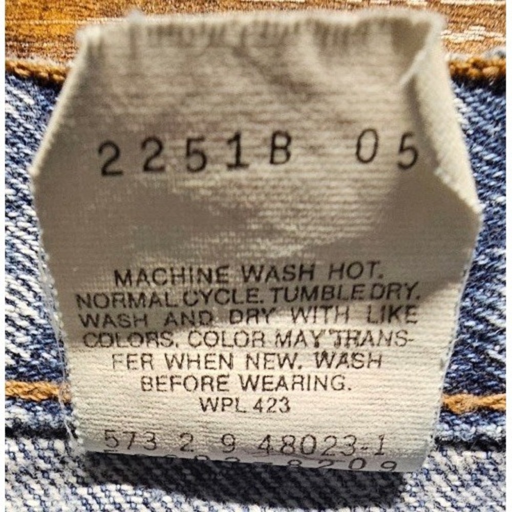 Vintage 80s Levi's 544 Light Acid Wash Denim Jeans Junior Women's Size 8x31 - Picture 3 of 9